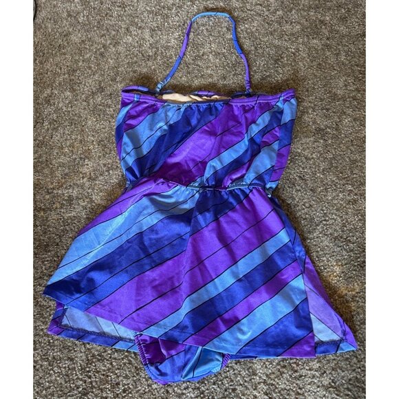 Maxine of Hollywood (Women’s 10) Swimsuit Vintage Swim Dress - Picture 6 of 9